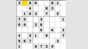 NYT Sudoku Easy Puzzle Today 06 March 2024