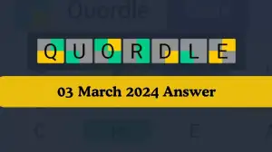 Quordle Daily Sequence Answer Today March 03 2024