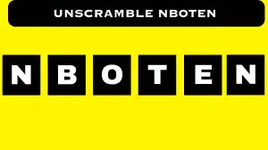 Unscramble NBOTEN Jumble Word Today