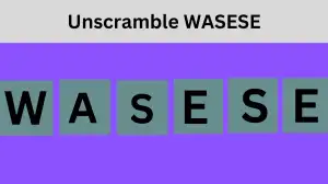 Unscramble WASESE Jumble Word Today