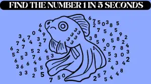 Brain Teaser for Geniuses: Only the smartest can Find the Hidden Number 1 in this Image in 5 seconds