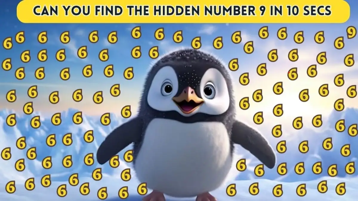 Brain Teaser IQ Test: Only True Observers Will Be Able spot the number 9 among 6 within 10 Secs