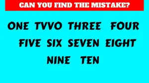 Observation Brain Challenge: Only 5% Can Spot The Mistake In This Picture In 5 Seconds