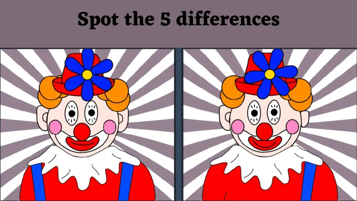 Optical Illusion Spot the Difference Picture Puzzle: Only Eagle Eyes Can Spot the 5 differences in the Joker Pictures in 15 Seconds