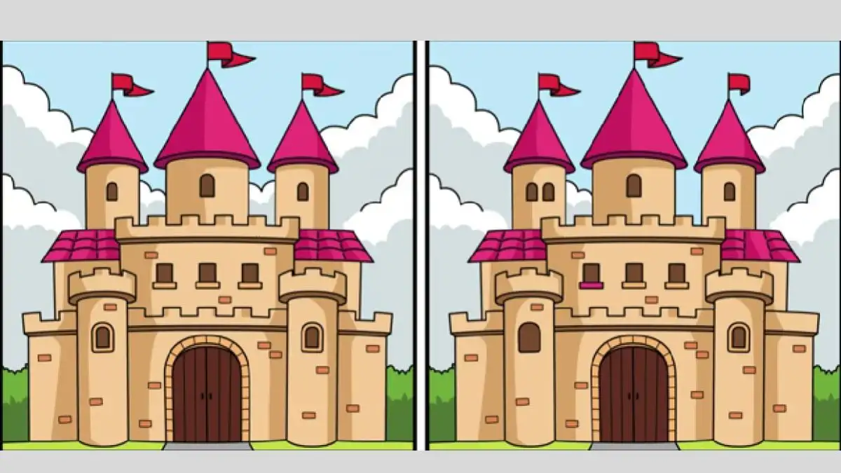 Optical Illusion Spot the Difference Picture Puzzle: Only razor-sharp eyes can spot 8 differences in the Beautiful Palace Picture in 18 seconds!