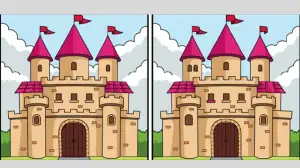 Optical Illusion Spot the Difference Picture Puzzle: Only razor-sharp eyes can spot 8 differences in the Beautiful Palace Picture in 18 seconds!