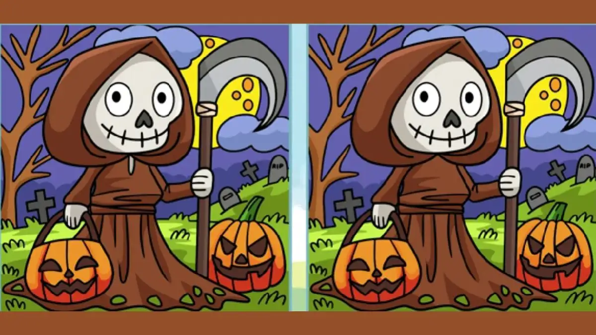 Optical Illusion Spot the Difference picture Puzzle: Only Sharp Eyes Can Spot the 3 differences in the Halloween Pictures in 15 Seconds!