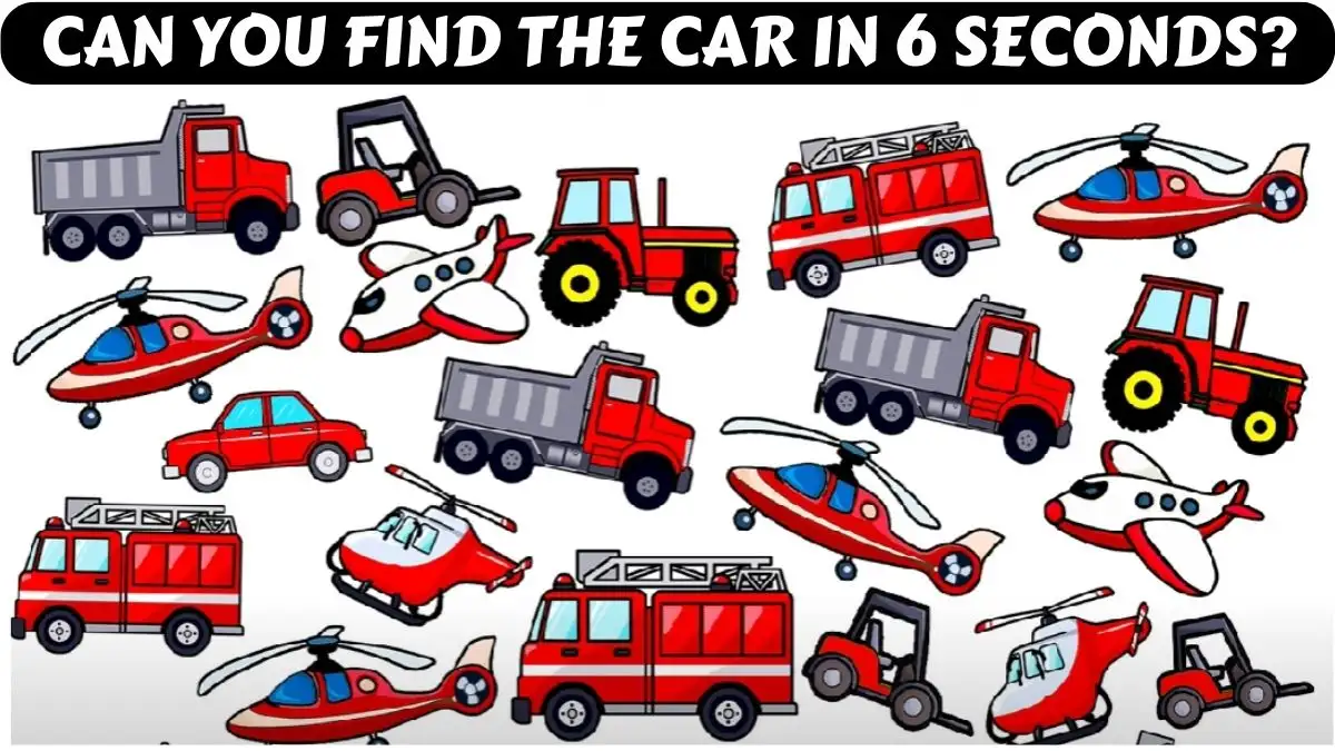 Speedy Search Challenge: Find the Hidden Car in 7 Seconds!