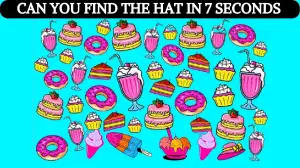 Test your visual skills by finding the hidden Hat In This Optical Illusion in 10 seconds!