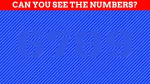 Unleash Your Inner Hawk: Can You Spot the Secret Number in 6 Seconds? Test Your Visual Acuity Now!