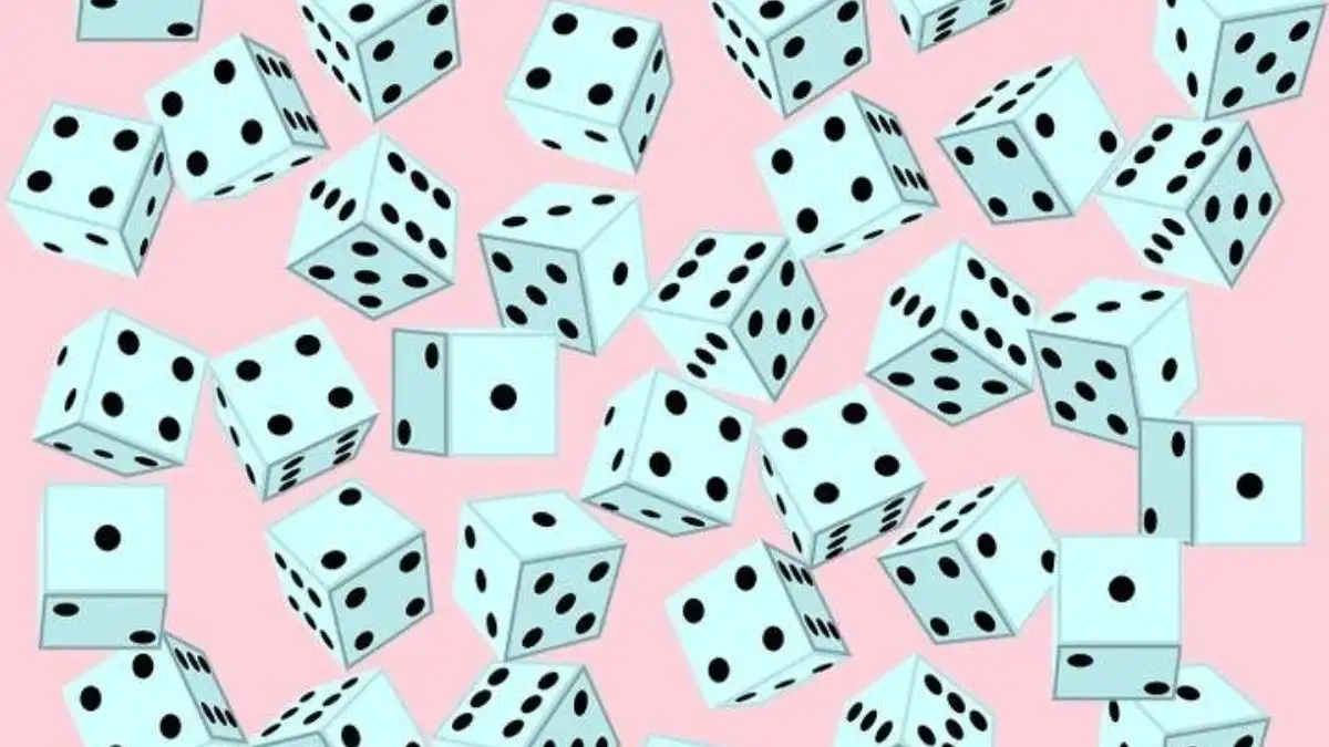 Brain Teaser For IQ Test: Use Your High Attentiveness To Find The Mistake In This Dice Picture in 6 Secs