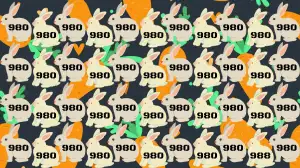 Brain Teaser To Test Your IQ: Use your eagle eyes to find the Number 988 among 980 in 9 Secs