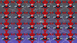 Genius IQ Test: Use Your Brain Power To Find The Number 07 among 70 in this Spider Image in 9 Secs