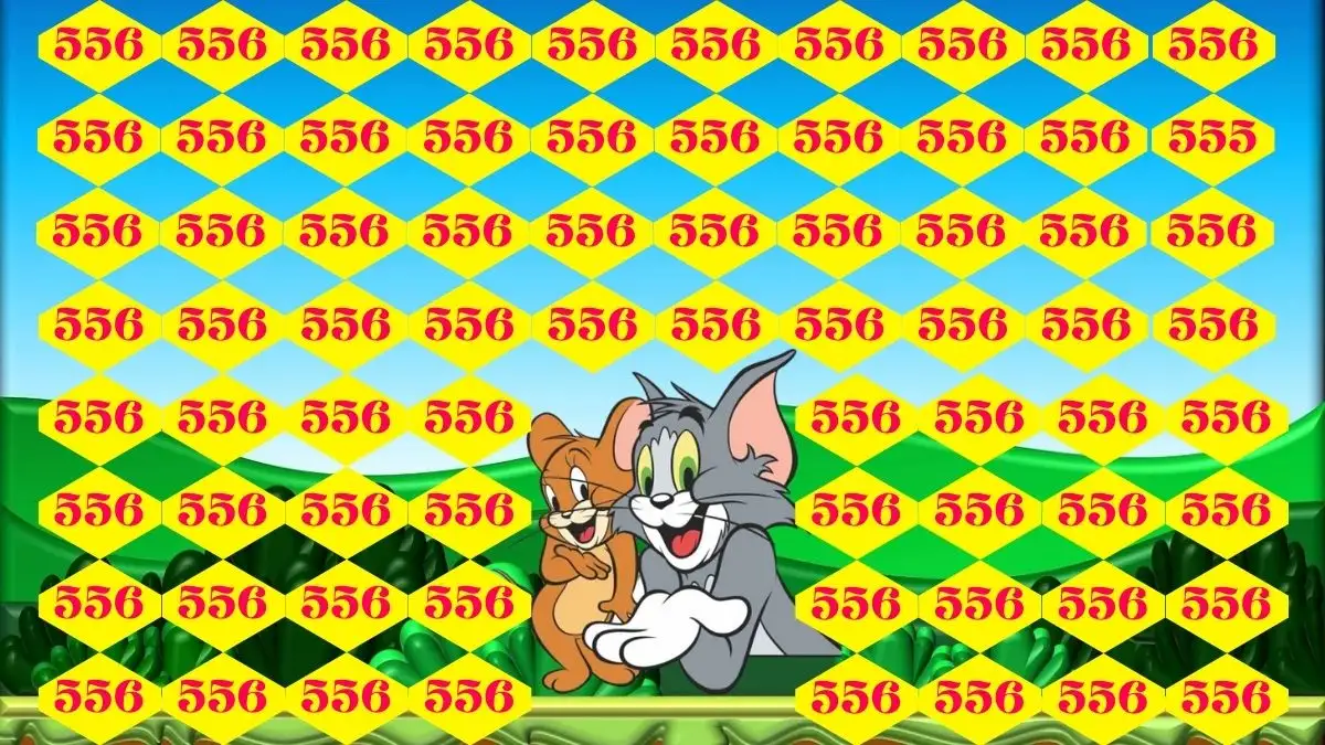 Optical Illusion Brain Challenge: Only 1% Genius Minds Can Spot the Number 555 among 556 in 5 Secs