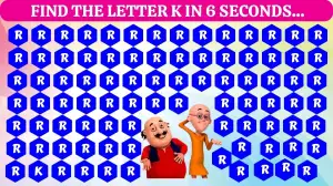 Optical Illusion Eye Test: Only the sharpest eyes can spot the Letter K among R in 6 Secs