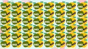 Seek and Find Puzzle: Use your sharp eyes to spot the Number 645 among 945 in 8 Secs