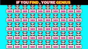 Brain Teaser IQ Test: Only high IQ individuals can find the Number 599 among 569 in 8 Secs