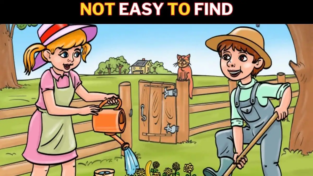 Brain Teaser Puzzle For Geniuses: Can you spot the mistake in the Gardening picture in 7 seconds?