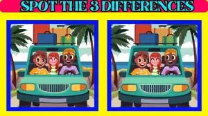 Brain Teaser Spot the Difference Game: Only people with sharp eyes can spot 3 differences in this Image in 9 Secs