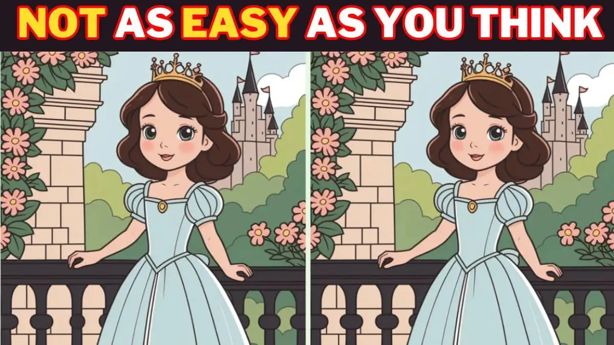 Brain Teaser Spot the Difference Game: Only Sharp Eyes Can Spot the 3 Differences in this Cinderella Image in 12 Secs