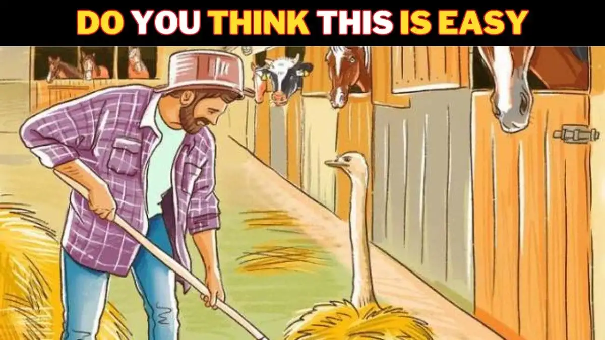 Genius IQ Test: Only detective brains can Spot the 5 mistakes in the farm Image in Less than 12 seconds!