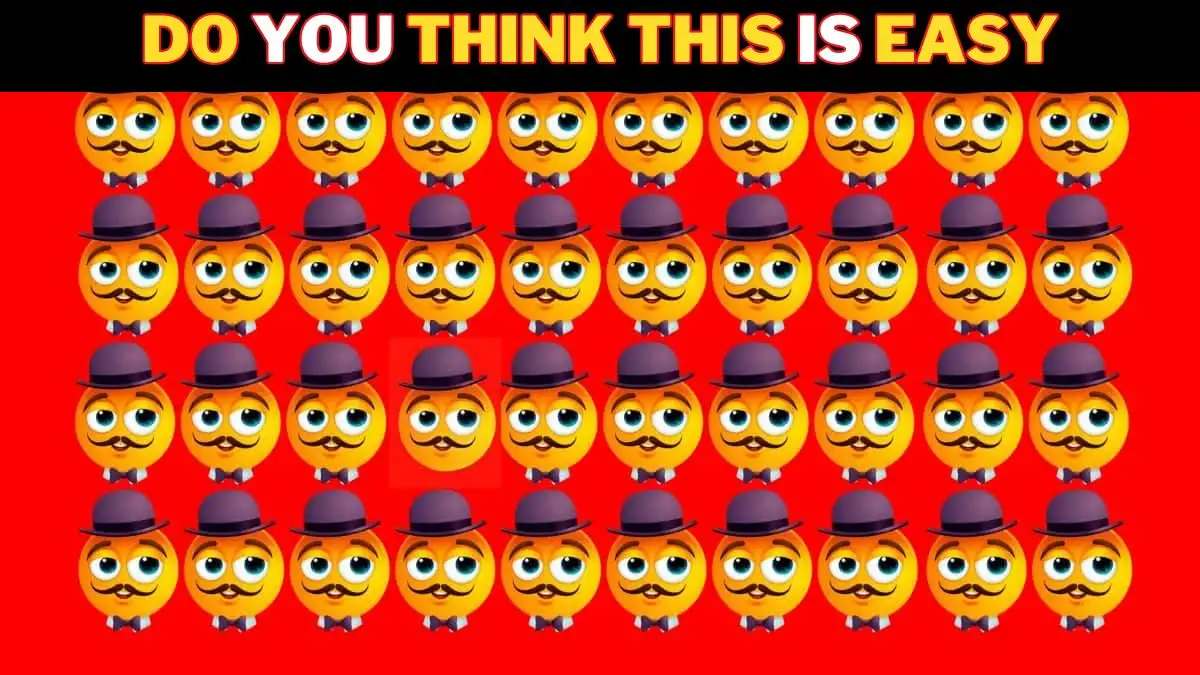 Odd One Out Puzzle: Challenge Your Observational Skills, Spot The Odd Emoji in this Puzzle in 9 Secs