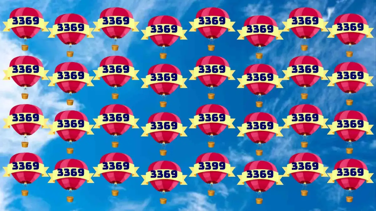 Optical Illusion Challenge: 99% Failed To Find The Number 3399 among 3369 in 9 Secs