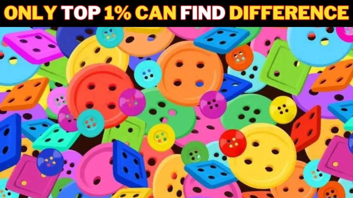 Optical Illusion Challenge: Only Optical Illusion Masters Can Spot The Dice Among Buttons In 8 Seconds!