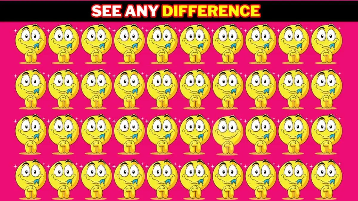 Optical Illusion IQ Test: Can You Spot The Odd One Out In This Emoji Puzzle Within 7 Seconds?