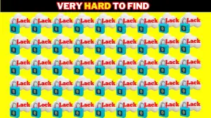 Optical Illusion To Test Your IQ: Only 1% Highly Observant Can Spot the Word Lock among Lack in 9 Secs