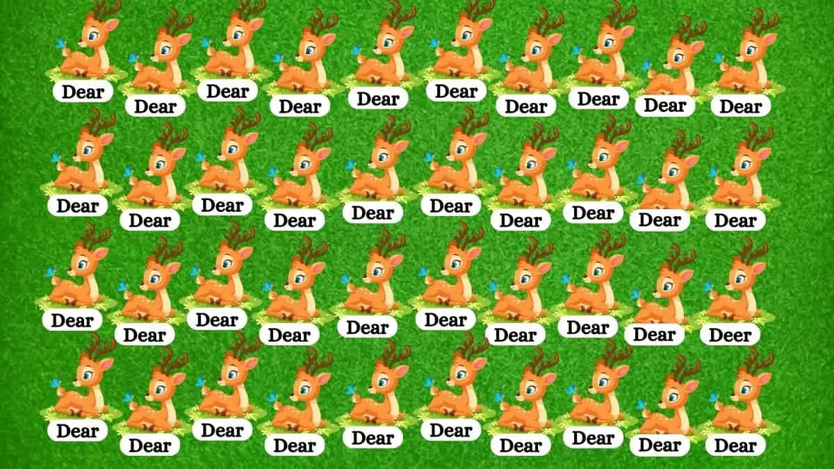 Optical Illusion to test your Vision: Only 10% With 2K Vision Can Spot the Deer among Dear in 8 Secs