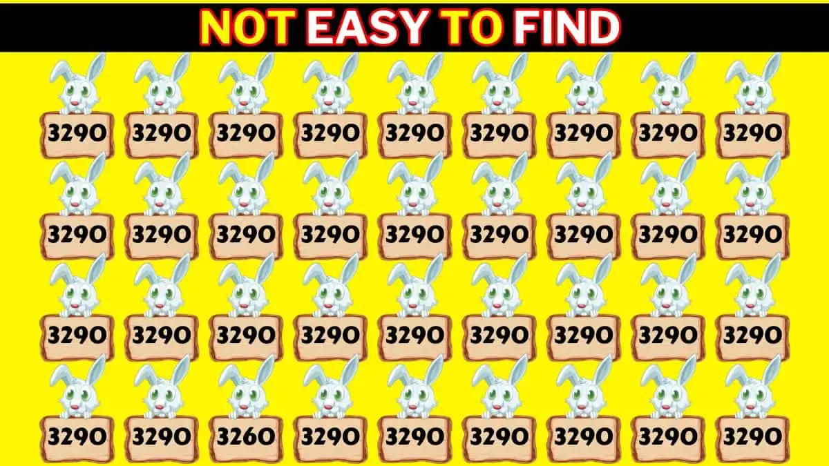 Picture Puzzle IQ Test: Use your eagle eyes and spot the 3260 in 6 Secs