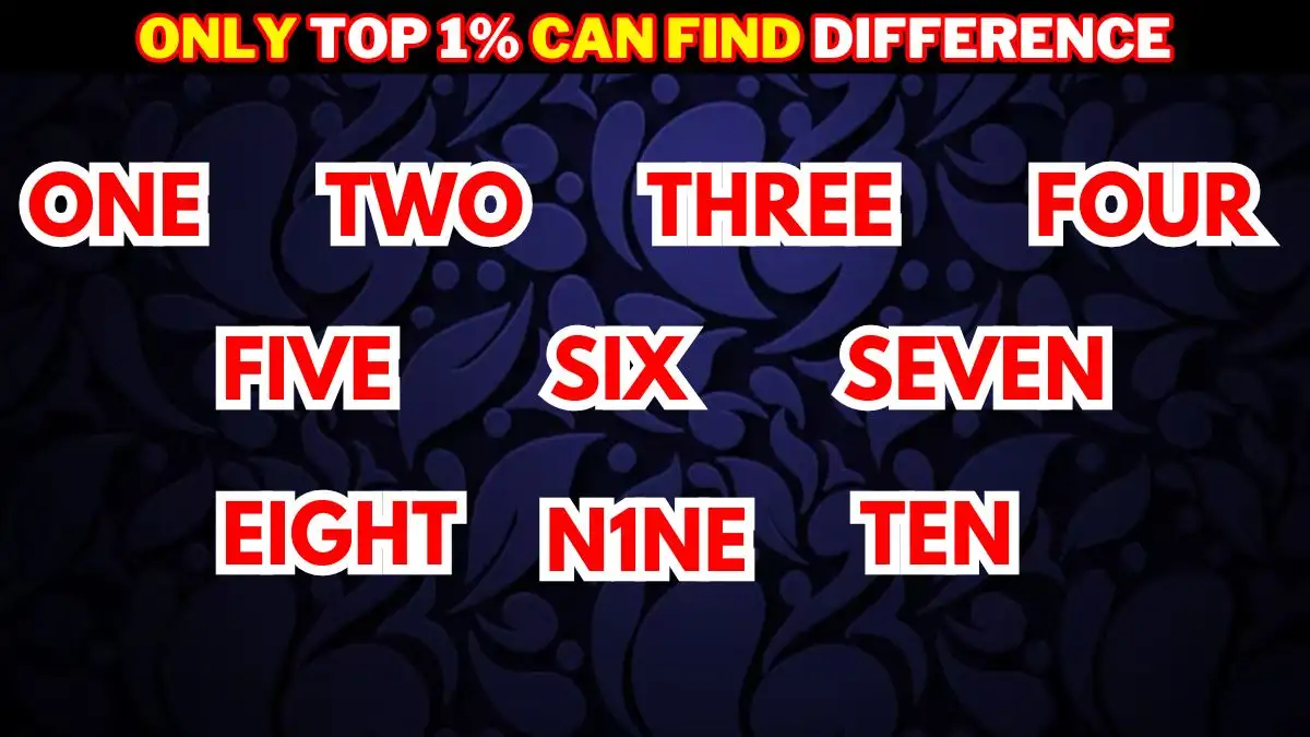 Brain Teaser Challenge: Find the Difference if You Have Eagle Eyes