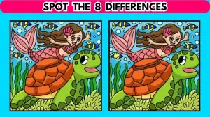 Brain Teaser: If You Have Sharp Eyes Find 8 Differences in 10 Secs