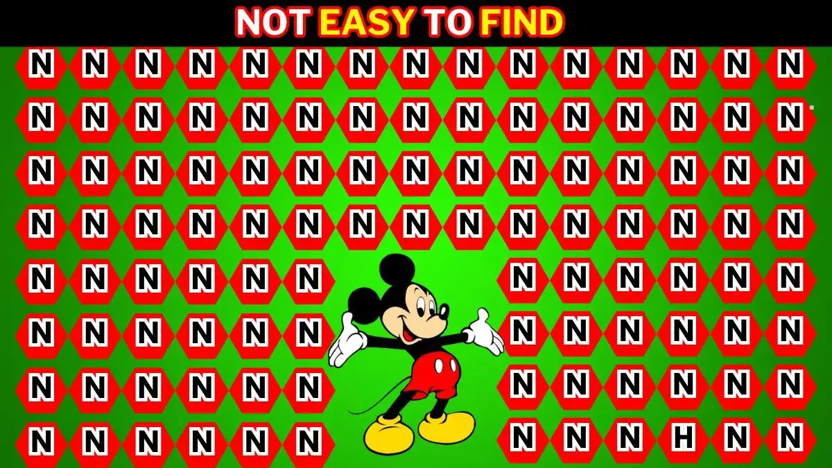 Brain Teaser: Try to Find the Odd Letter in the Image within 10 Seconds