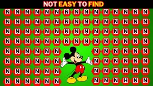 Brain Teaser: Try to Find the Odd Letter in the Image within 10 Seconds