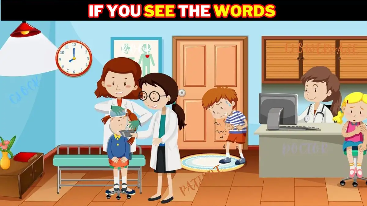 Genius IQ Test: Only Genius Can Spot the 5 Hidden Words in this Hospital Image in 12 Secs