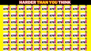 Number Illusion Test: Only detective brains can Spot the Number 676 Among 679 in Less than 8 seconds!