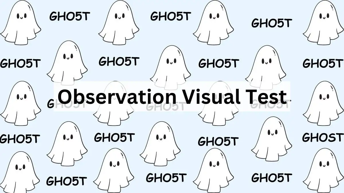 Observation Visual Test: Only Highly Observant People Can Spot the Correct Spell of Ghost in 7 Secs