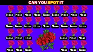 Optical Illusion Eye Test: Only 10% of people can spot the Word Rose in 9 Secs