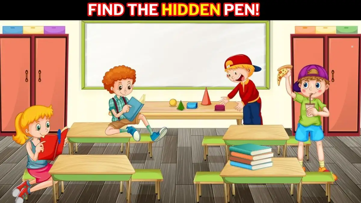 Optical Illusion: Find the Hidden Pen in 8 Secs