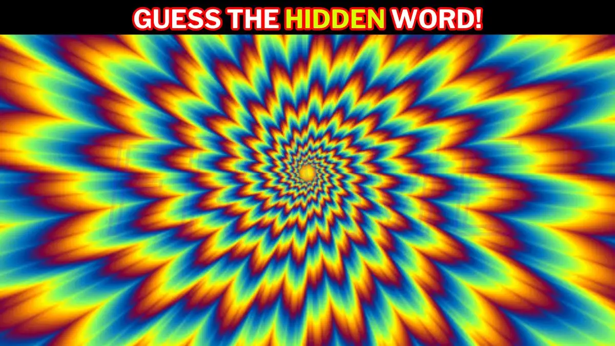 Optical Illusion: Only a Genius Can Spot a Hidden Word in This Image in 5 Seconds. Can You?